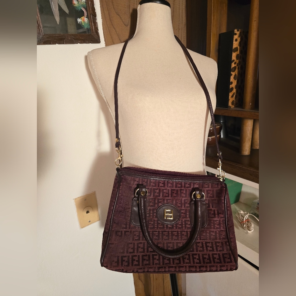 Elegant Burgundy Handbag
